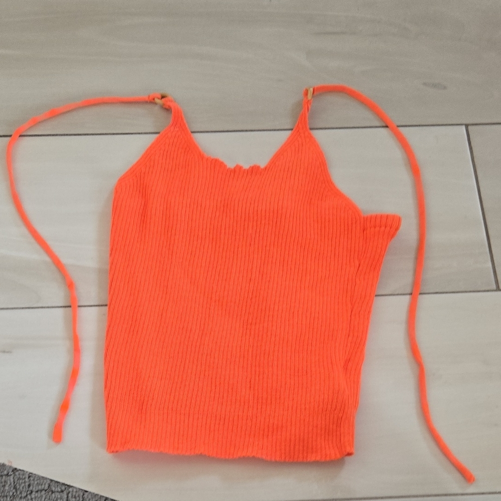 Vibrant Orange Women's Top